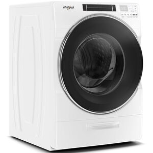 Whirlpool 27 in. 5.0 cu. ft. Stackable Front Load Washer with Sanitize Cycle, Steam Wash & Load-&-Go XL Dispenser - White, , hires