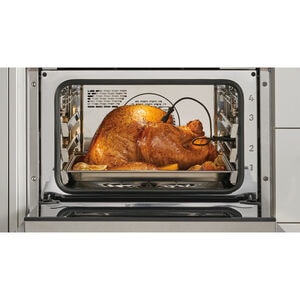 Wolf E Series 24 in. 1.7 cu. ft. Steam Electric Single Wall Oven with Standard Convection - Stainless Steel, , hires