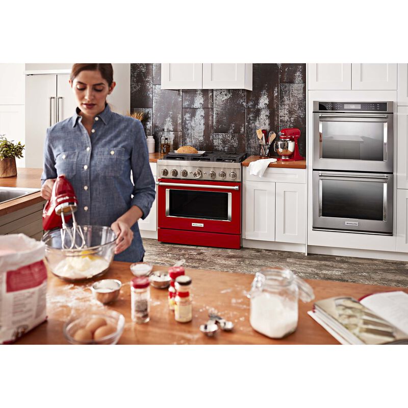 KitchenAid 36 in. Ducted Standard Style Range Hood with 3 Fan Speeds & 4 LED Lights - Stainless Steel, , hires