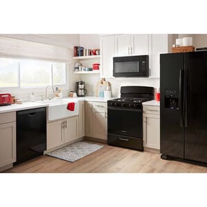 Amana 30 in. 5 cu. ft. Gas Range with 4 Sealed Burners - Black, , hires