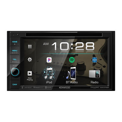 Kenwood 6.2" Touchscreen In-Dash DVD/CD/AM/FM Bluetooth Multimedia Car Receiver with Clear Resistive Touch Panel | DDX376BT