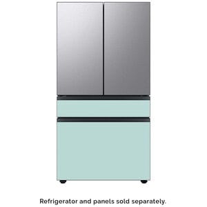 Samsung BESPOKE 4-Door French Door Middle Panel for Refrigerators - Morning Blue Glass, , hires