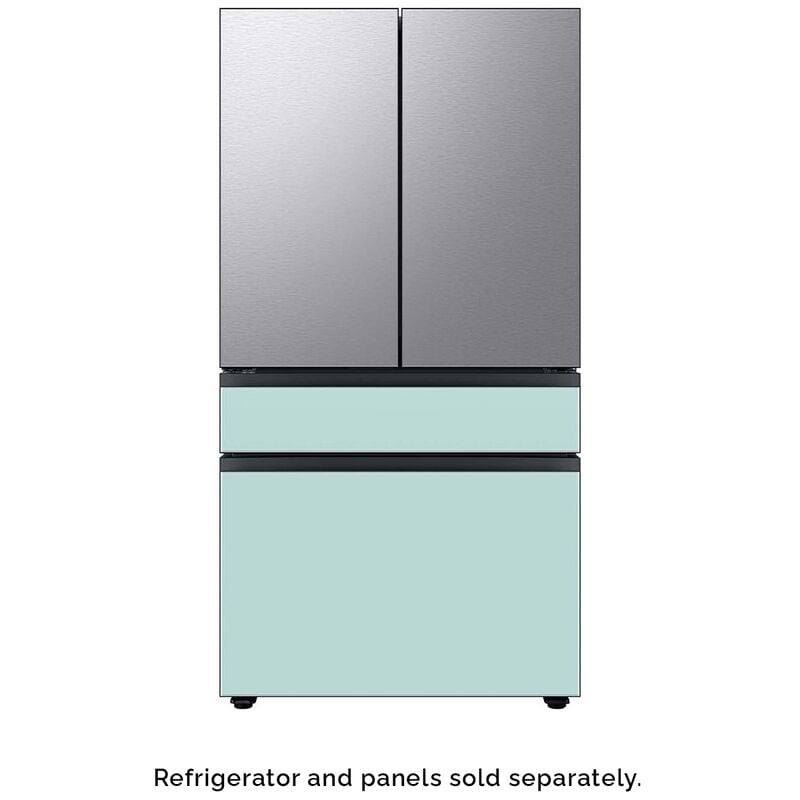 Samsung BESPOKE 4-Door French Door Middle Panel for Refrigerators - Morning Blue Glass, , hires