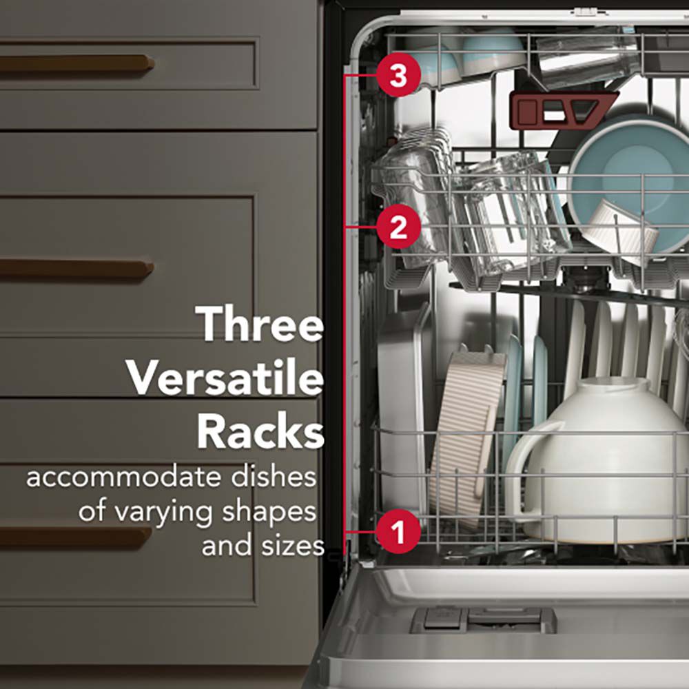 KitchenAid 24 in. Top Control Dishwasher with 41 dBA Sound Level