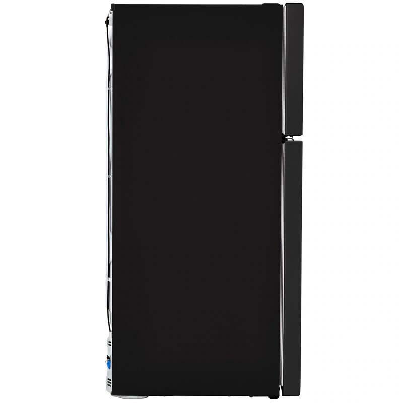 LG 30 in. 20.2 cu. ft. Top Freezer Refrigerator - Black, Black, hires