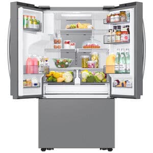Samsung 36 in. 30 cu. ft. Smart French Door Refrigerator with Ice & Water Dispenser - Fingerprint Resistant Stainless, , hires