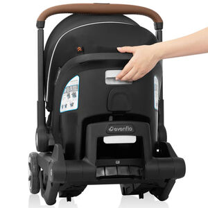 Evenflo Shyft Dualride Infant Car Seat Stroller Combo with Carry Bag & Extended Canopy-Onyx, , hires