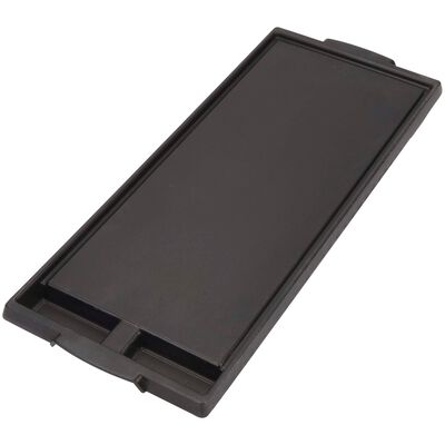 JennAir Range Griddle - Black with Non-Stick Surface Cast Aluminum, 2-Divided Grease Wells and Recessed Drain Channels | W10432544