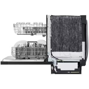 LG 24 in. Front Control Dishwasher with 52 dBa Sound Level, Dynamic Dry & Pocket - Black, Black, hires