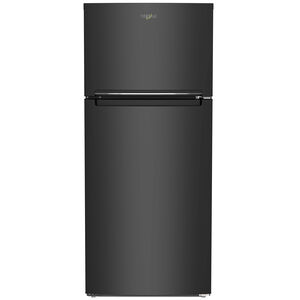 Whirlpool 28 in. 16.3 cu. ft. Top Freezer Refrigerator - Black, , hires