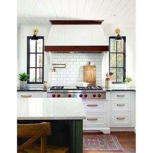 Wolf 48 in. 6-Burner Natural Gas Rangetop with Griddle & Power Burner - Stainless Steel, , hires