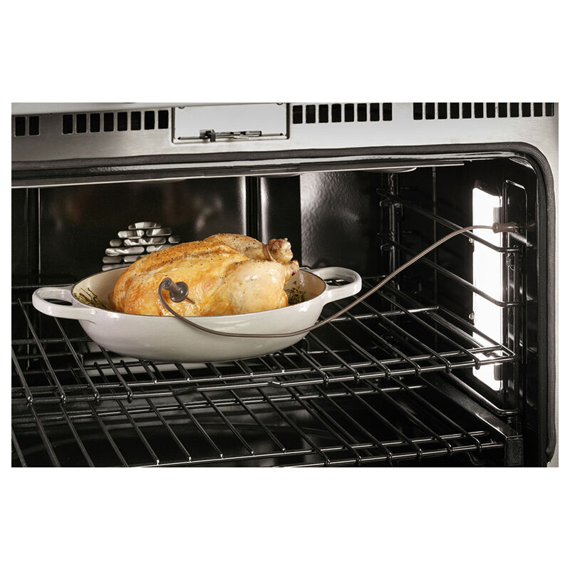 Cafe 36 in. 5.8 cu. ft. Smart Oven Freestanding Dual Fuel Range with 6 Sealed Burners - Matte White, Matte White, hires