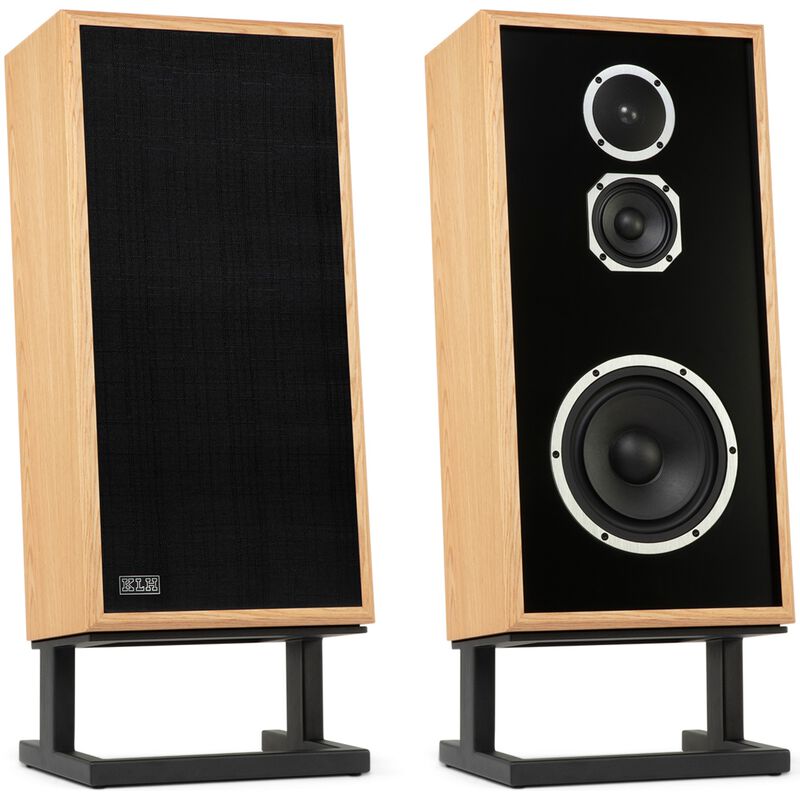KLH Model Four 8" Three-Way Acoustic Suspension Loudspeaker System - White Oak, , hires
