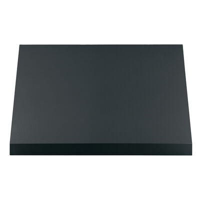 Cafe 30 in. Canopy Pro Style Range Hood with 4 Speed Settings, 600 CFM, Ducted Venting & 2 LED Lights - Matte Black | CVW93043PDS