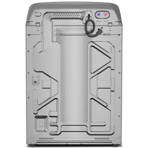 Maytag Pet Pro 27 in. 5.2 cu. ft. Smart Top Load Washer with Agitator & Sanitize with Oxi - Classic Silver, , hires