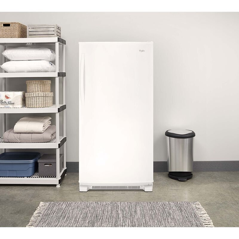 Whirlpool 33 in. 20.0 cu. ft. Upright Freezer with Adjustable Shelves - White, , hires