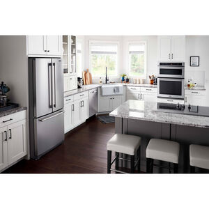 Maytag 36 in. 5-Burner Electric Cooktop with Power Burner, Reversible Grill & Griddle - Stainless Steel, , hires