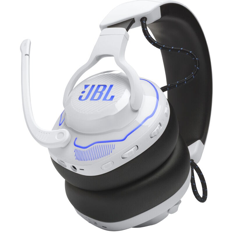 JBL Quantum 910P Wireless Over-Ear Gaming Headset with Head Tracking-Enhanced, Active Noise Cancelling & Bluetooth - White, , hires