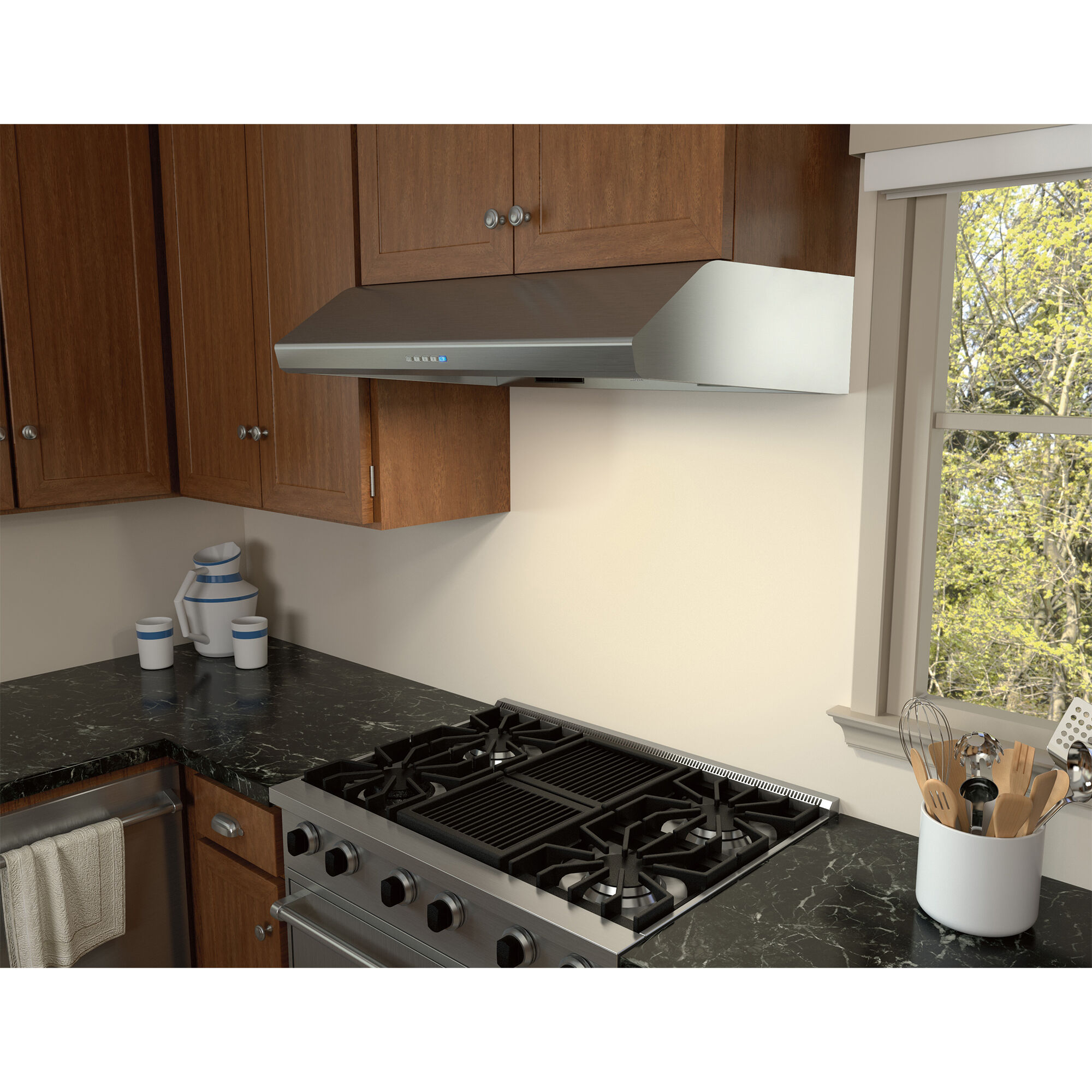 Zephyr Hurricane Series 36 in. Ducted Standard Style Range Hood