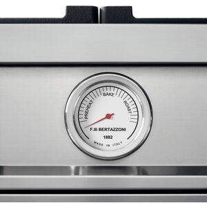 Bertazzoni Master Series 30 in. 4.7 cu. ft. Dual Convection Electric Range with 4 Induction Burners - Matte White, , hires