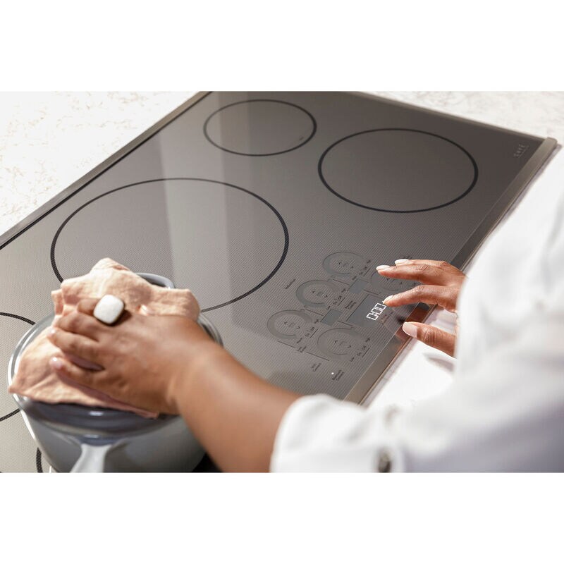 Cafe 36 in. 5-Burner Smart Induction Cooktop with Simmer Burner & Power Burner - Black, , hires