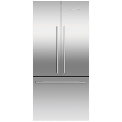 Fisher & Paykel Series-7 31 in. 16.9 cu. ft. Smart Counter Depth French Door Refrigerator - Stainless Steel | RF170ADX4N