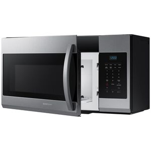 Samsung 30 in. 1.7 cu. ft. 1000W Over-the-Range Microwave with 300 CFM - Stainless Steel, Stainless Steel, hires