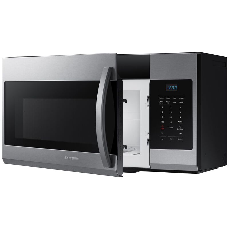 Samsung 30 in. 1.7 cu. ft. 1000W Over-the-Range Microwave with 300 CFM - Stainless Steel, Stainless Steel, hires