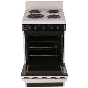 Premier 20 in. 2.4 cu. ft. Electric Range with Coil Burners - Bisque, Bisque, hires