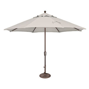 Catalina 11' Octagon Push Button Market Umbrella in Sunbrella Fabric - Natural, , hires