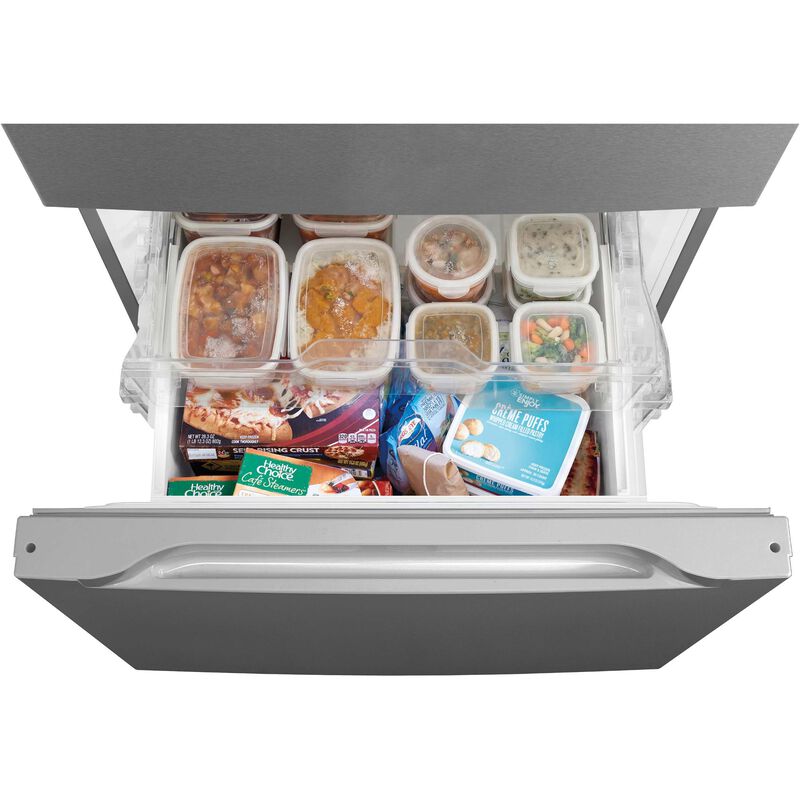 Frigidaire 30 in. 18.7 cu. ft. Garage-Ready Bottom Freezer Refrigerator - Stainless Steel, Stainless Steel, hires