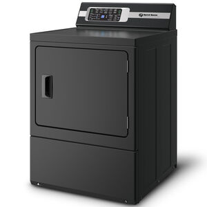 Speed Queen DR7 27 in. 7.0 cu. ft. Gas Dryer with Pet Plus Cycle, Sensor Dry, Sanitize & Steam Cycle - Matte Black, Matte Black, hires