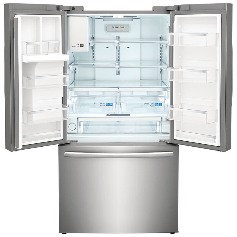 Frigidaire Gallery 36 in. 27.8 cu. ft. French Door Refrigerator with Ice & Water Dispenser - Smudge-Proof Stainless Steel, Smudge-Proof Stainless Steel, hires