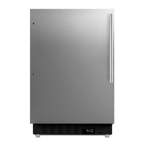 Summit 21 in. 3.5 cu. ft. Left-Hinged Undercounter Refrigerator - Stainless Steel, , hires