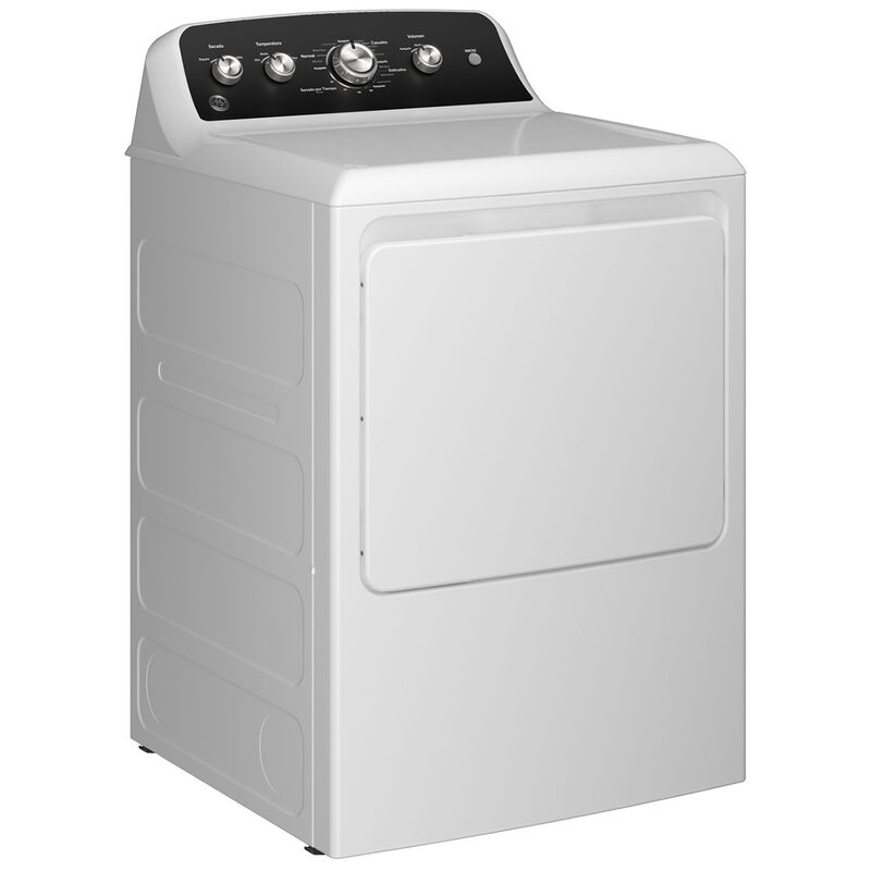 GE 27 in. 7.2 cu. ft. Gas Dryer with Spanish Panel & Up To 120 ft. Venting - White, , hires