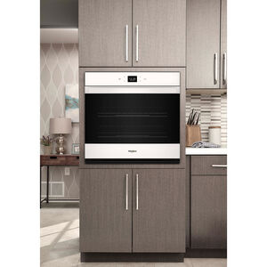 Whirlpool 30 in. 5 cu. ft. Smart Electric Single Wall Oven with Standard Convection - White, , hires