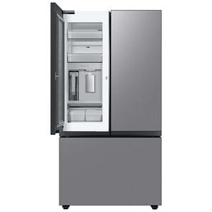 Samsung Bespoke 36 in. 30.1 cu. ft. Smart French Door Refrigerator with Internal Water Dispenser - Stainless Steel, Stainless Steel, hires