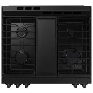 Samsung Bespoke 30 in. 6.0 cu. ft. Smart Air Fry Convection Oven Slide-In Natural Gas Range with 5 Sealed Burners & Griddle - White Glass, White Glass, hires