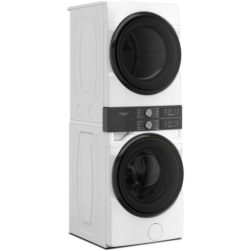 Whirlpool 28 in. 4.5 cu. ft. Smart Gas Front Load Laundry with UV Clean Technology, FreshFlow Vent System, Sensor Dry, Sanitize & Steam Cycle - White, White, hires