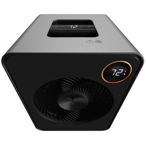Vornado 1500 W Fan Space Heater with 2 Heat Settings & Overheat Safety Shut-Off - Stainless Steel, , hires
