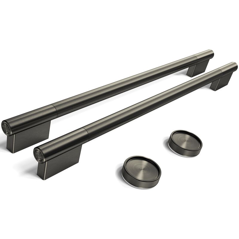 KitchenAid Handle and Knob Hardware Accessory Kit for 30 in. Double Wall Oven & Microwave Combo - Black Ore, , hires