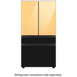 Samsung BESPOKE 4-Door French Door Middle Panel for Refrigerators - Charcoal Glass, , hires