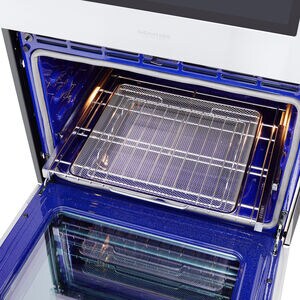 Signature Kitchen Suite Transitional 30 in. 9.4 cu. ft. Smart Top Control SteamElectric Double Wall Oven with True European Convection - Stainless Steel, , hires