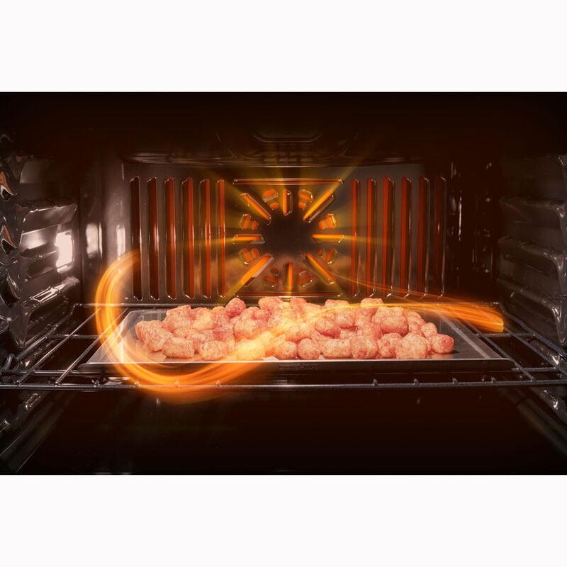 GE Profile 30 in. 10 cu. ft. Smart Top Control Electric Double Wall Oven with True European Convection - Stainless Steel, , hires