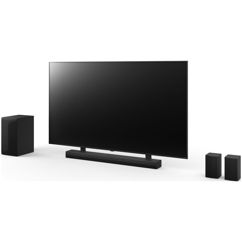 LG 5.1.1 Channel Dolby Atmos Sound Bar with Bluetooth & Wireless Subwoofer - Black, , hires