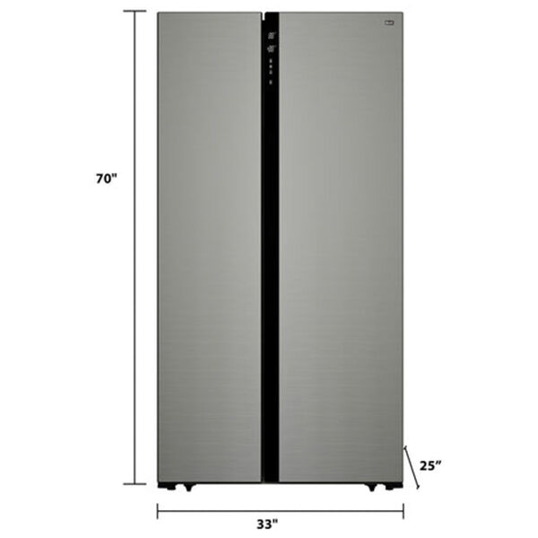 33 inch counter depth side by side refrigerator discount