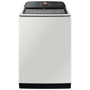 Samsung 27 in. 5.5 cu. ft. Smart Top Load Washer with Auto Dispense System - Ivory, , hires