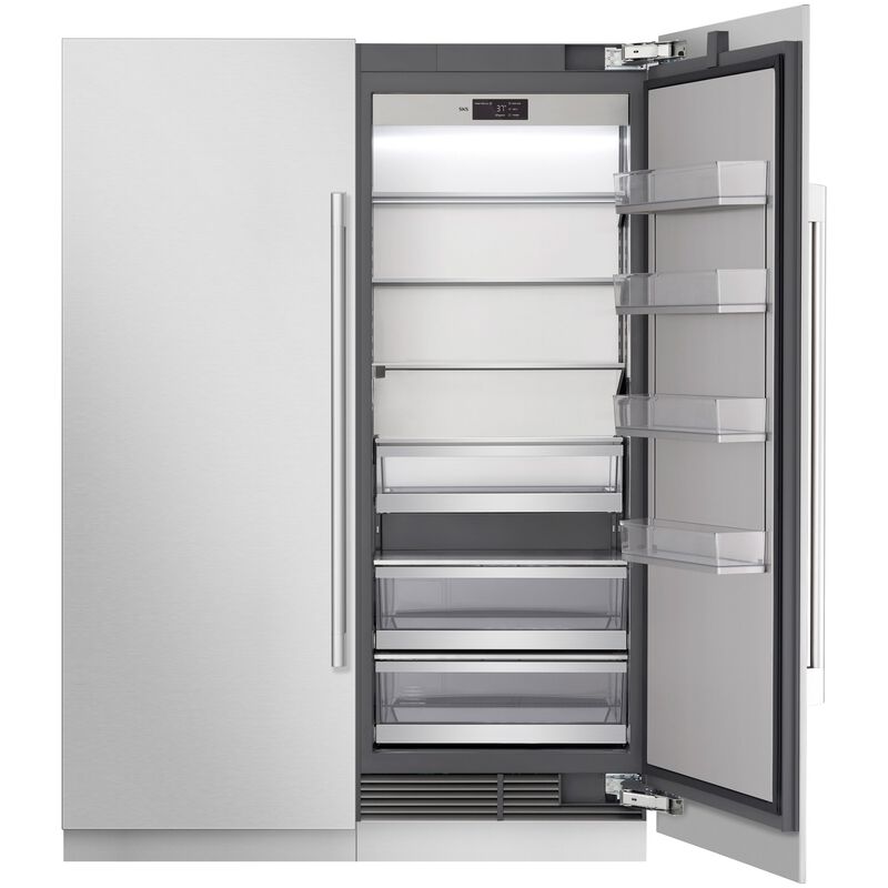 SKS 30 in. 17.8 cu. ft. Built-in Smart Triple-Drawers Upright Freezer with Ice-Maker & Adjustable Shelves - Custom Panel Ready, , hires