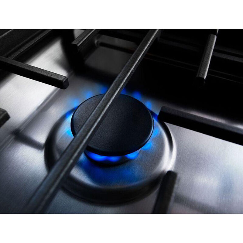 KitchenAid 30 in. 6.4 cu. ft. True European Convection Slide-In Dual Fuel Range with 4 Sealed Burners - Stainless Steel, , hires