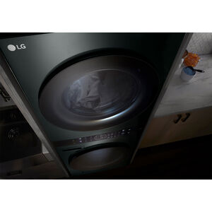 LG 27 in. WashTower with 4.5 cu. ft. Washer with 6 Wash Programs & 7.4 cu. ft. Electric Dryer with 6 Dryer Programs, Sensor Dry & Wrinkle Care - Nature Green, Nature Green, hires